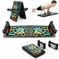Платформа и упоры для отжиманий с резинками Complete pushup training system