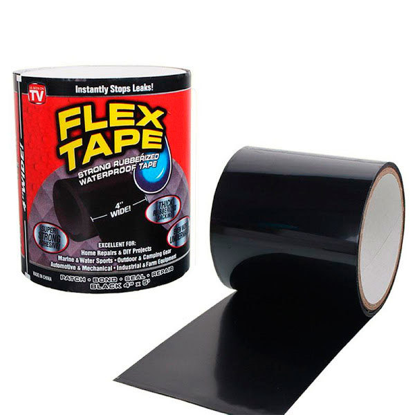 Универсальная водонепроницаемая клейкая лента Flex Tape 4"