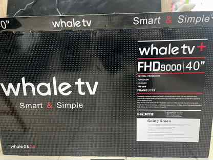 Телевизор SMART TV Whale FHD9000 40
