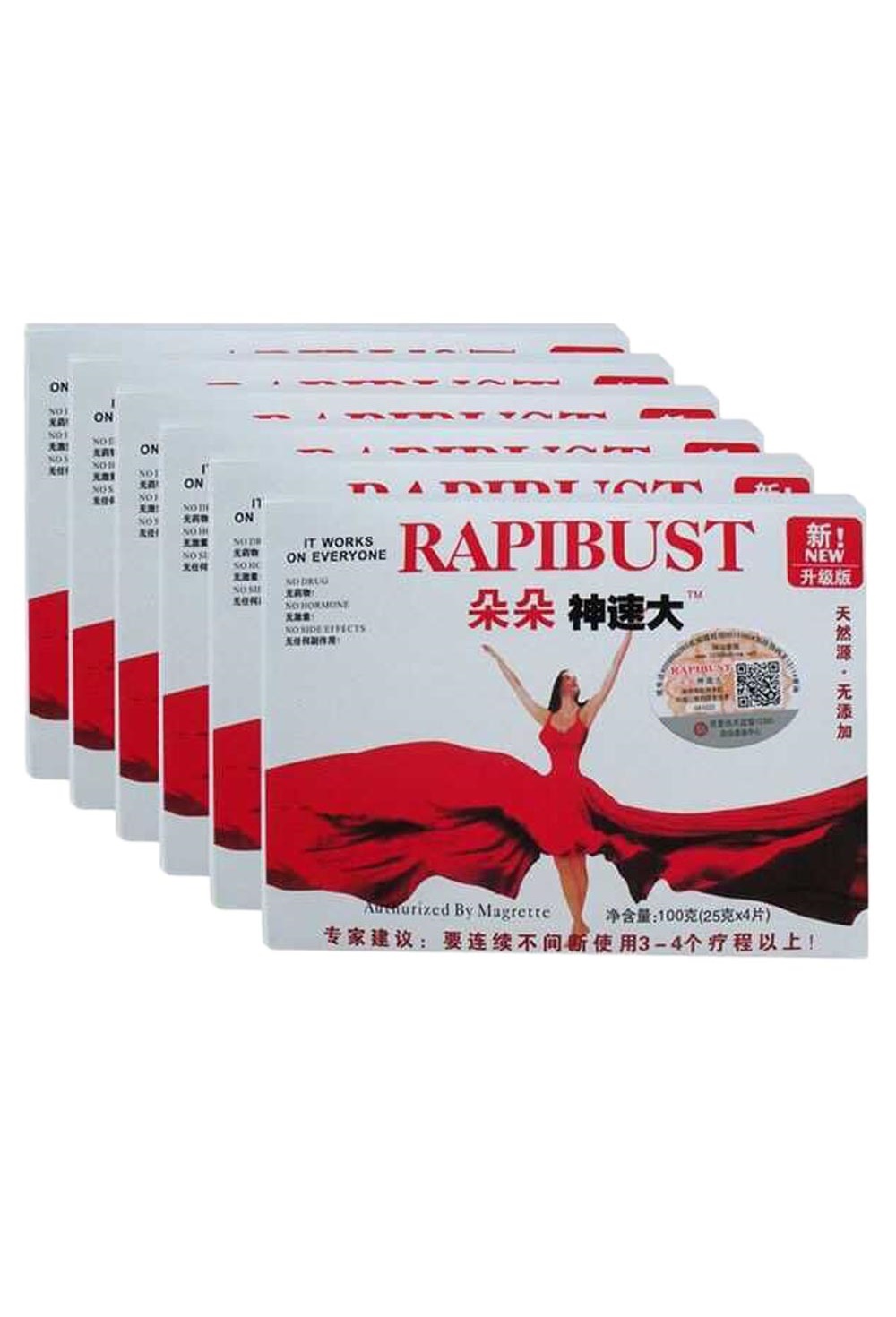 Коллагеновая маска для увеличения груди Rapibust