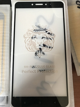 Защитное стекло Full Glue для Xiaomi Mi Mix 2, черный