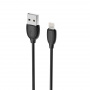 Кабель Borofone BX19, lightning, 1 м, черный