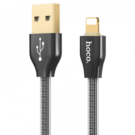 Кабель Hoco X7, lightning, 1.2 м, черный