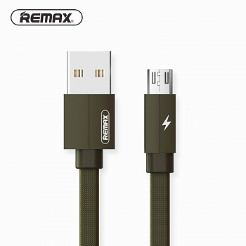 Кабель Remax Kerolla RC-094m USB - micro USB, 1 м зеленый