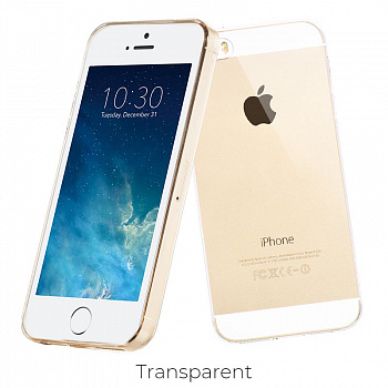 Чехол HOCO TPU Light Series для iPhone 5/5s/SE, прозрачный, 0,6 мм