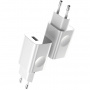 Сетевое зарядное устройство Baseus CCALL-BX02 QС 3.0, 1 USB Quick Charge 3.0, белый