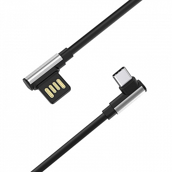 Кабель Borofone BU5, USB - USB Type-C, 1.2 м, черный