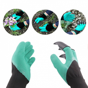 САДОВЫЕ ПЕРЧАТКИ С КОГТЯМИ GARDEN GENIE GLOVES
