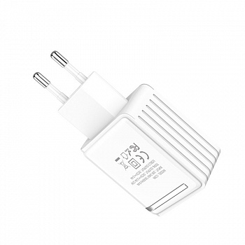 Сетевое зарядное устройство Hoco C39A, 2 USB, 2.4А белый