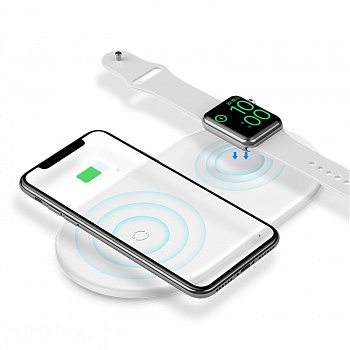 Беспроводное зарядное устройство WX2IN1-02 Baseus Smart