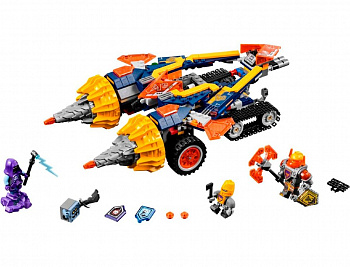 Конструктор Nexo Knights Бур-машина Акселя 405 деталей