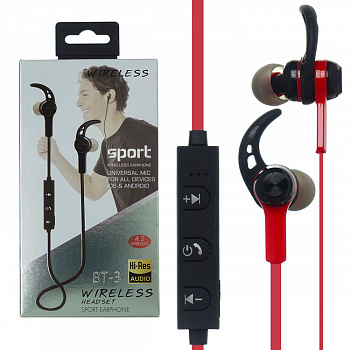 Bluetooth наушники Coman BT-3 Red