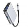 Хаб-переходник Baseus Enjoyment CATSX-E0G, USB Type-C - USB, VGA