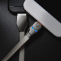 Кабель Hoco U14 Steel man, USB - USB Type-C, 1.2 м, белый