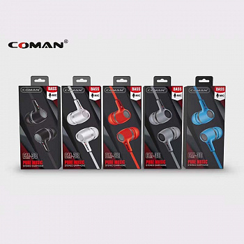 Наушники-вкладыши Coman CM-38 Black