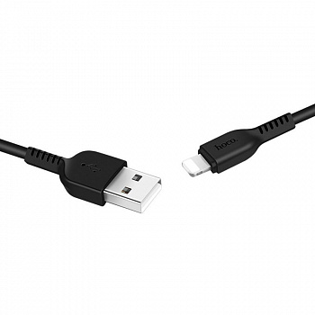 Кабель Hoco X20, lightning, 2 м, черный