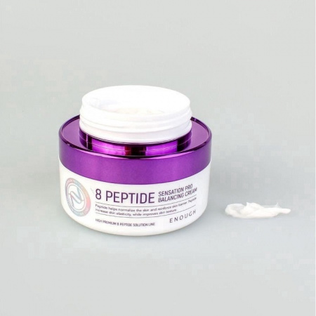 Восстанавливающий крем с пептидами ENOUGH 8 Peptide Sensation Pro Balancing