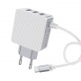 Зарядное устройство BOROFONE BA42A Joyful Type-C, 3.1A, белый