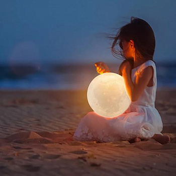 Ночник-светильник Moon Lamp 20 см