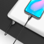Кабель Hoco U62, USB - USB Type-C, 1.2 м, черный
