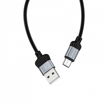 Кабель Borofone BX28 Dignity USB - micro USB, 1 м серый