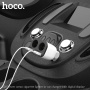 Автомобильное зарядное устройство HOCO Z28 Power Ocean, 3.1A, 2*80 Вт, белый, дисплей