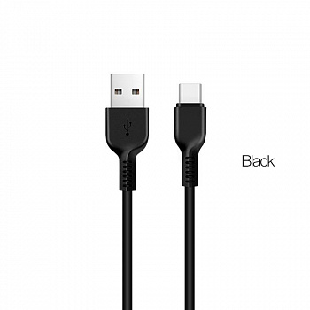 Кабель Hoco X20 Flash, USB - USB Type-C, 3 м, черный
