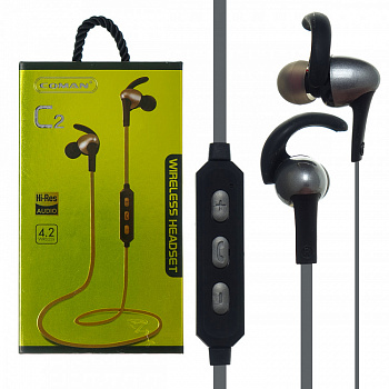 Bluetooth наушники Coman C2 Grey