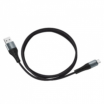Кабель Hoco X38 USB - micro USB, 1 м черный