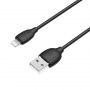 Кабель Borofone BX19, lightning, 1 м, черный
