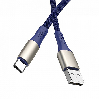 Кабель Borofone BU7 Superior, USB - USB Type-C, 1.2 м, синий