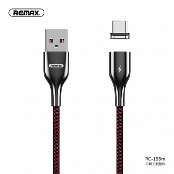 Кабель Remax Magnetic USB - micro USB, красный