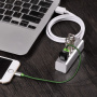 USB 2.0 HUB Hoco HB1 4 порта, серый