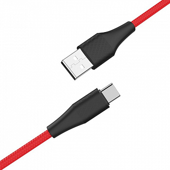 Кабель Hoco X32, USB - USB Type-C, 1 м, красный