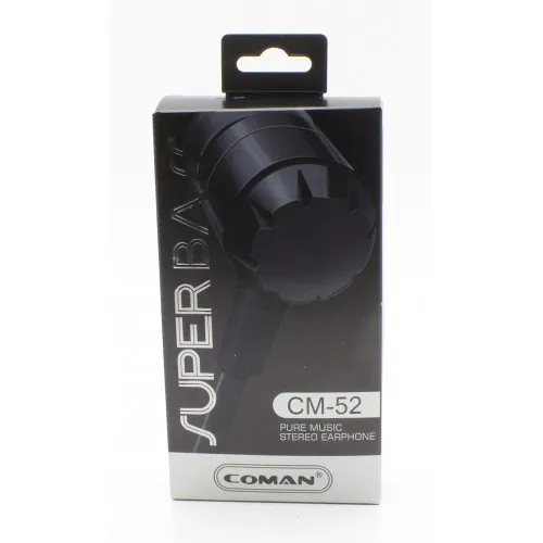 Наушники-вкладыши Coman CM-52 Black