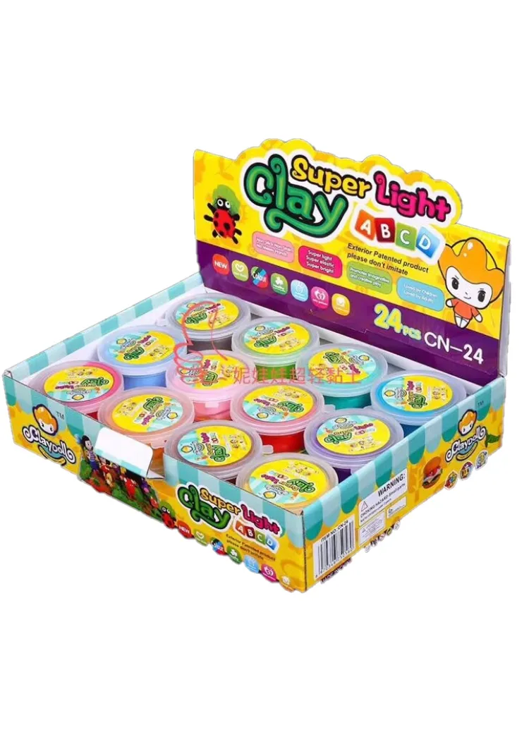 Легкий воздушный пластилин Clay Super Light в ведерке #02