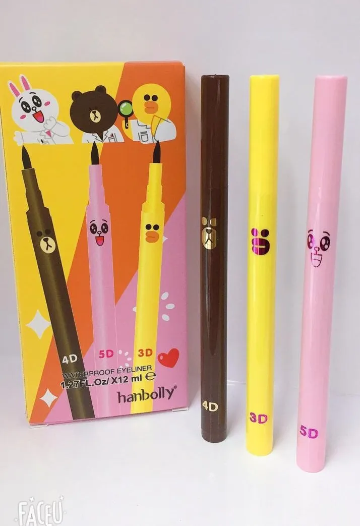 Подводка фломастер Hanbolly Waterproof Eyeliner Pen