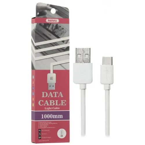 Кабель Remax RC-006a, USB - USB Type-C, белый