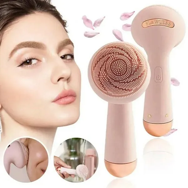 Электрическая ультразвуковая щетка-массажер для лица flawless cleanse