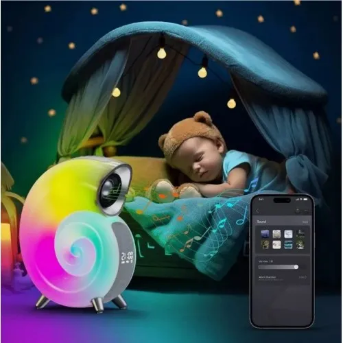 Светильник  Bluetooth колонка Ракушка