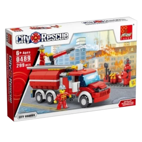 Конструктор Peizhi 0489 Тушение пожара 299 деталей 6+