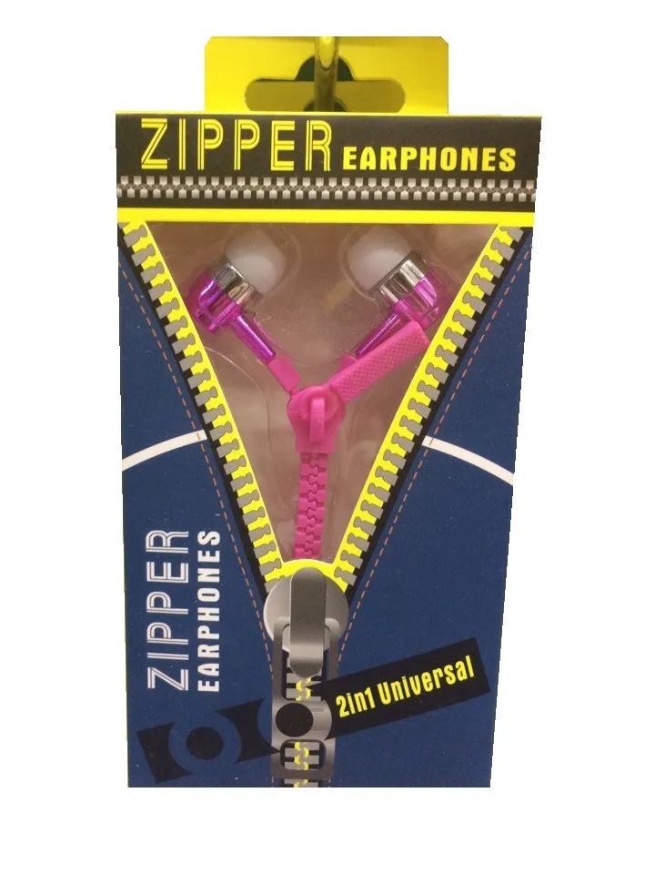 Наушники на молнии Zipper Earphones