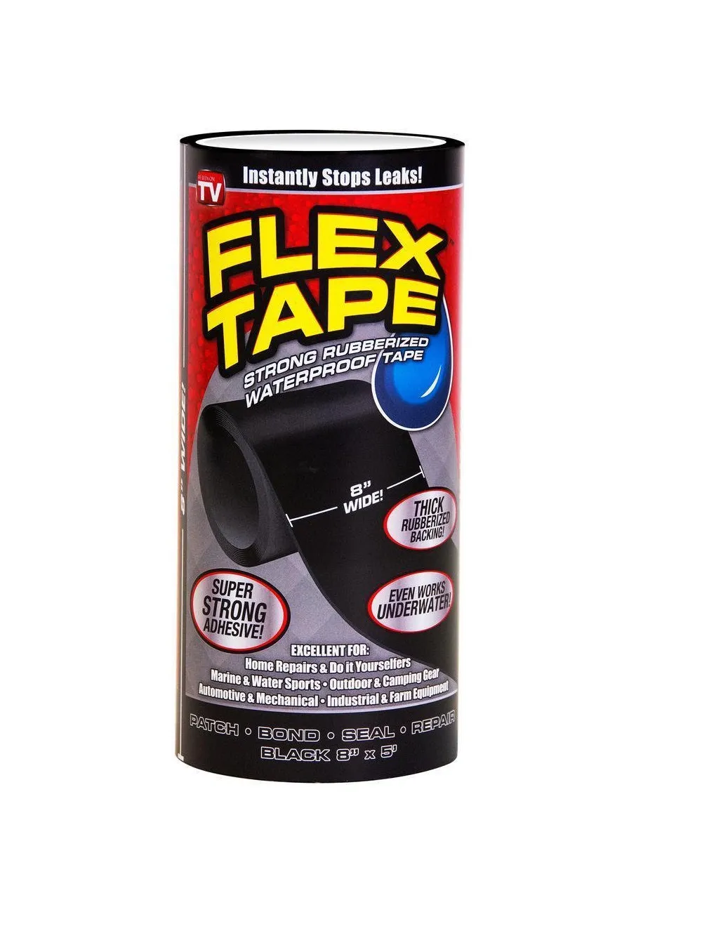 Универсальная водонепроницаемая клейкая лента Flex Tape 8"