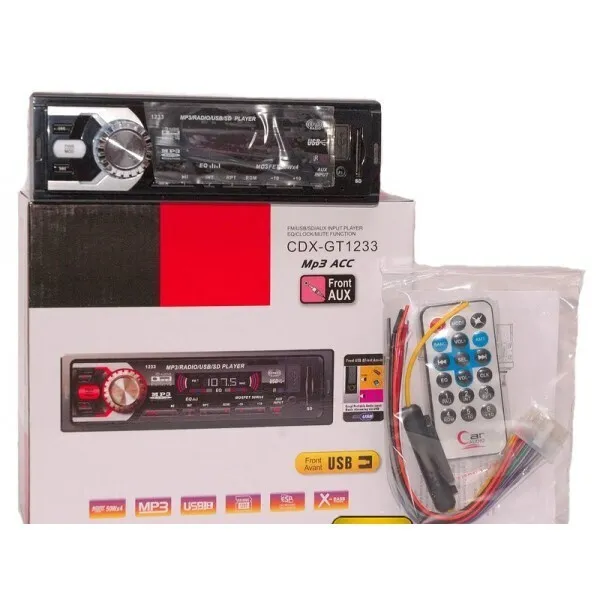 Автомагнитола CDX-GT1233 MP3/RADIO/USB/SD PLAYER