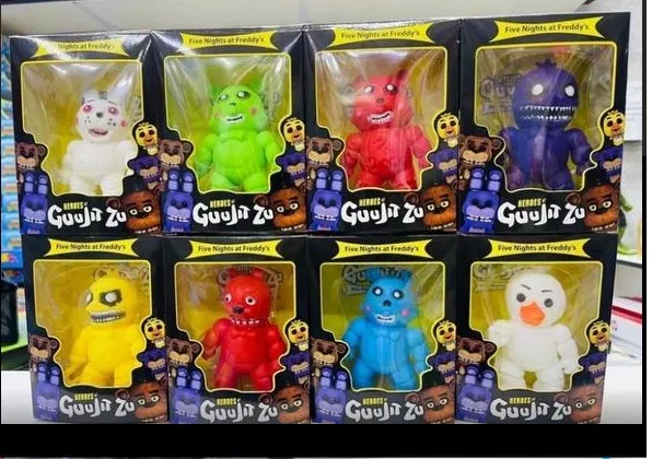 Игрушки тянучки герои Guu Jit Zu