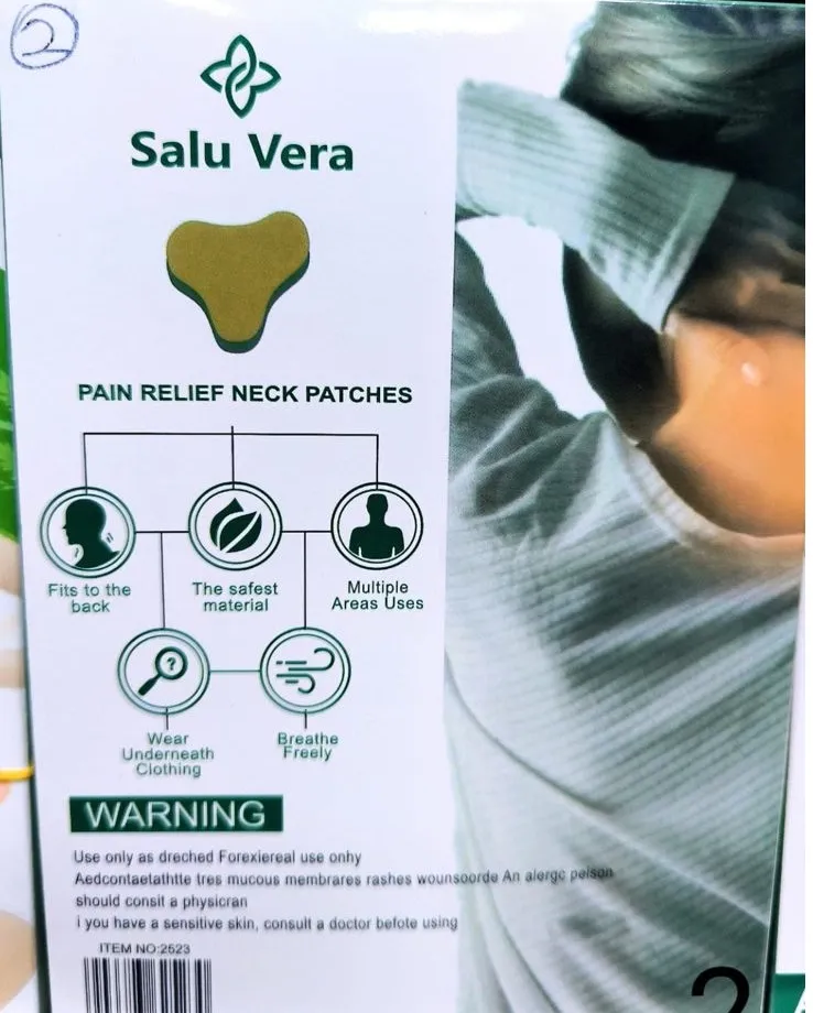 Обезболивающие патчи для шеи Salu Vera