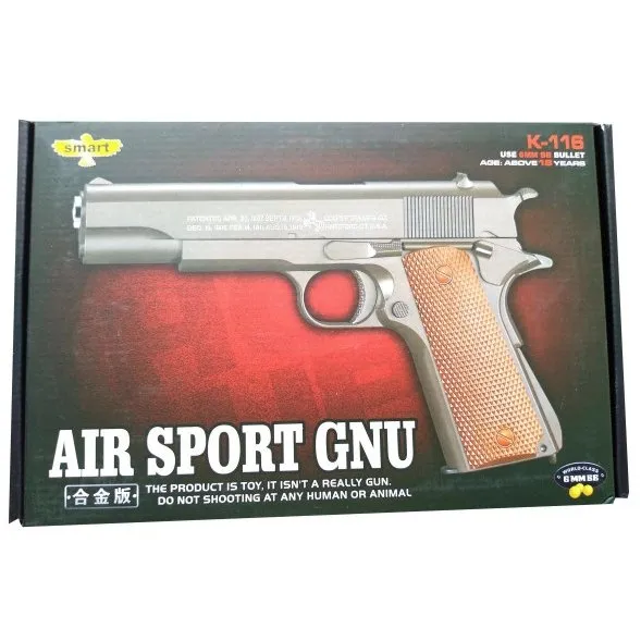 Металлический пистолет для страйкбола Air Soft Gun K116